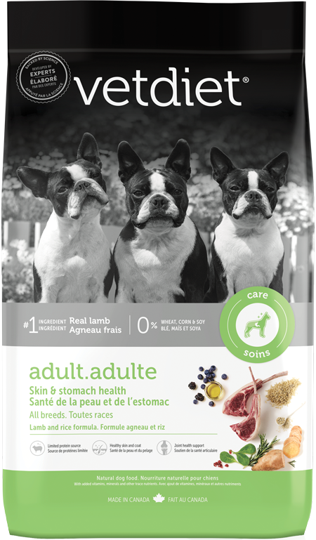 Adult – Skin and stomach health. All breeds.