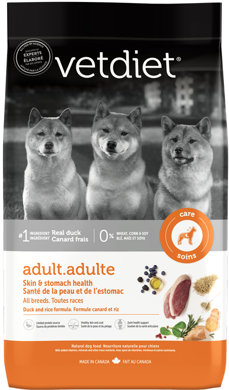 Adult – Skin and Stomach health. All breeds.